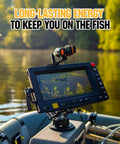 Fish finder powered by 12V 20Ah LiFePO4 Battery With BMS For Fish Finder, Ham Radio, Solar System And Outdoor Camping