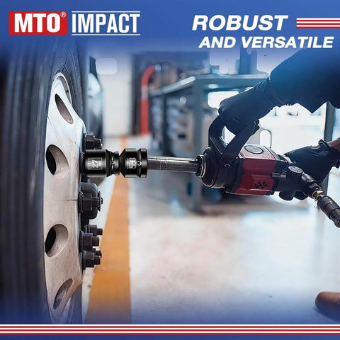 One Inch Female To One Half Inch Male Impact Socket Adapter Reducer For Impact Wrench And Ratchet Use Chrome Molybdenum Alloy Steel Heavy Duty Drive Converter used in auto repair