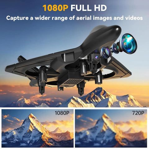Dope Camera Equipped RC Plane With Light For Kids And Adults Foam Drones 360 Degree Flip Stunts One Key Takeoff And Landing