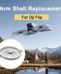Dji Flip Foldable Arm Shell Replacement Part Right Front Arm Cover And Propeller Guard Gray Body Shell Repair Kit For Dji Flip Drone Durable Easy Install Extends Flight Life in flight.