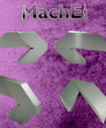 Top Shelf Center Square And Precision Center Finder For Round Bars Up To 1.5 Inch Diameter Crafted From Cold Rolled Steel on purple background.