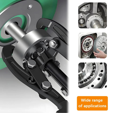 Ywdiml 3-jaw inner bearing puller on wheel hub, 6-inch heavy-duty gear extractor with reversible jaws