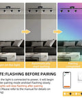 Smart 4 Light RGB LED Track Lighting Kit With Alexa Google Home And App Control Color Changing Ceiling Spotlight setup guide