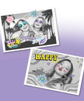 Kid Friendly Instant Print Camera For Photos And Selfies With LCD Screen Thermal Paper For 250 Prints Easy Portable Photo Printer With Video Capture Age 8 And Up Fun Educational Toy prints two decorated photo stickers with kids