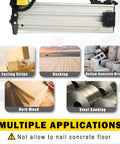 Applications of 14 Gauge Air Concrete T Nailer With Three Quarter Inch To Two And A Half Inch Nails Pneumatic T Nail Gun