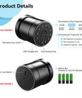 5 In 1 Smart Door Lock With Fingerprint Keypad IC Card Code And Physical Key Bluetooth App Unlock TTLock Digital Biometric Lock