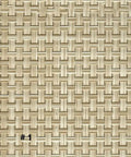 Close-up view of Weave Series Woven Vinyl Flooring For Boats, 80 Mil Thick Backed With Frothed Padding, Color Gulf Sand.