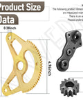 Beefed Up Steering Gear Segment And Pinion Gear With Steering Support Bearing Kit For Lawn Mowers Compatible XT1 LT46 GT
