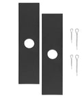 Two Pack 613223 Edger Blades Compatible With Seven And A Half Inch Edgers Replacement Blades including pins