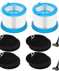 Pro Grade Filter Kit For PowerClean FurGuard 280W And FurFinder 200W Cordless Vacuums with 2 pleated post-motor, 4 pre-motor filters