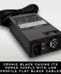 300W Flex ATX Power Supply For Mini ITX SFF And 1U Builds, 115V 230V Manual Switch, Slim Form Factor With Cables
