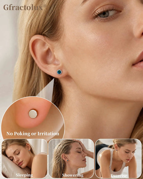 Implant Grade G23 Titanium Opal Earrings Screwback Studs Boasting A 5 MM Sharp Centerpiece And Reliable 20 Gauge Posts crafted for all-day comfort.