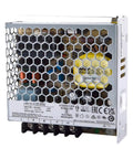 Heavy Duty Ultra Slim Ac Dc Switching Power Supply 75W 15V 5A Enclosed Model with metal casing for industrial use.