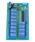 RS485 Isolated Relay Module With 12 Input And 12 Output Channels For RTU Protocol, DIN35 PLC Component, 12V DC Version