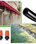 656 Ft Drip Irrigation Kit With 1 Quarter Inch Tubing And 274 Accessories DIY Ready For Greenhouse Patio Mist System