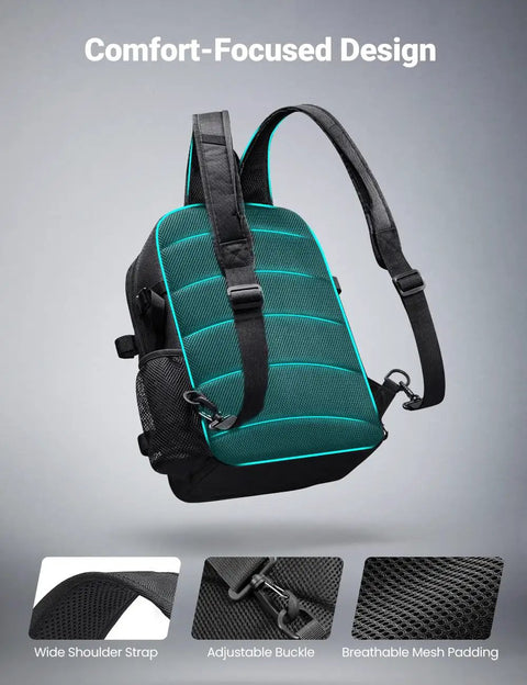 All In One Fishing Backpack Tackle Bag With Two Rod Holders Ready To Roll Multi Compartment Storage MOLLE System Water Resistant Lightweight Pack
