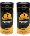 Speed 7 Shuffleboard Powder Two Pack For Shuffle Alley Use The Slowest Friction Formula To Stop Pucks On 9 Foot Tables And Arcade Games 16 Oz Shaker Can