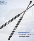 Hyundai Sonata Front Hood Shocks Lift Supports Gas Springs Replacement Set Of 2 6489 SG367017 for 2011-2014 Non Hybrid
