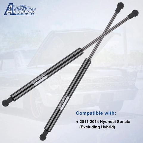 Hyundai Sonata Front Hood Shocks Lift Supports Gas Springs Replacement Set Of 2 6489 SG367017 for 2011-2014 Non Hybrid