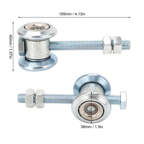 Tough As Nails M10 Track Roller Wheels Featuring 38mm Dead Smooth Premium Stainless Steel Beam Trolley Assembly rustproof roller wheel dimensions