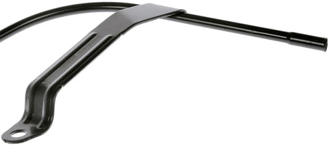 Metal Engine Oil Dipstick Tube, Drop-In Replacement for Select Vehicles, Black Durable Steel Construction