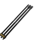 Impact Grade Socket Adapter Set With 12 Inch Extension Bit Holder Three Piece One Quarter Inch Three Eighth Inch And One Half Inch Drive