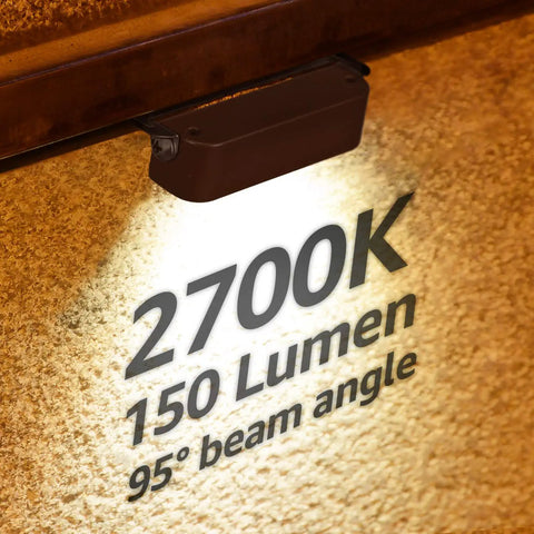 4 Inch LED Retaining Wall Lights With Swivel 270 Degree For Hardscape Landscape Lighting 12V Low Voltage Outdoor Paver Light 2W 2700K Soft White ETL Pack Of 4