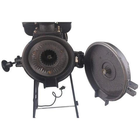 Heavy Duty Electric Grain Mill Dry Grinder For Corn And Wheat 110V 3000W Beast Power Flour Mill with open grinder detail