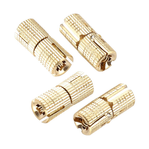 Hidden Copper Brass Cabinet Hinges 8mm 180 Degree Opening 4 Pack No Brainer Easy Install For Jewelry Boxes And DIY Projects