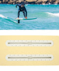 PVC Foam Hydrofoil Box With Lightweight Stable Mount Track High Water Pressure Resistance Yard Ready Carrier Weatherproof And Durable White Construction For No Fuss Setup shown on sandy beach background with clear blue ocean.