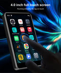 All In One Bluetooth WiFi MP3 Player With Android OS 4 Inch Touch Screen 80GB Storage Spotify Music And Video Player interface