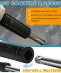 Magnetic Tap Socket Kit With 11 Pieces 1/4 And 3/8 Drive, highlighting the socket and adapter for tapping and threading use