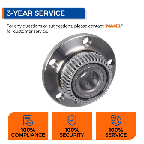 Rear Wheel Bearing And Hub Assembly For Audi TT Quattro Beetle Golf Jetta City 1998 To 2010 And 2004 R32 High Quality