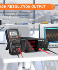 High Power DC Bench Power Supply 0-60V 0-20A 1200W With Encoder Knob And Output Switch Adjustable Regulated For Repair And Test Benchtop Power Source Black with 4-digit LED display