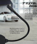 Easy To Use Automotive Circuit Tester For Quick Open And Short Circuit Checks Car Wire Tracer And Fault Finder Electrical Detector Probe DC Six To Forty Two Volts Handy Car Diagnostic Tool with 7-inch flexible probe