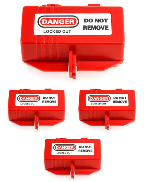 Nonconductive Polypropylene Plug Lockout Device For Lockout Tagout And Power Plugs M Size Fits 110 To 125V 30A Durable Electrical Safety Enclosure Kit