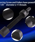 Heavy Duty Dual Wheel Separator Kit For Trucks And Trailers, 4 Piece Wheel Hub Removal Tool with 11 Threads Close-Up