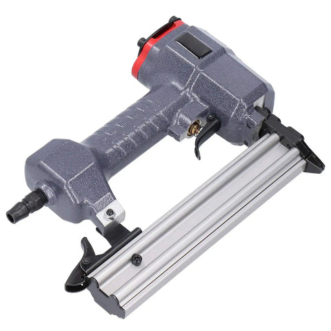 Built Tough Pneumatic Brad Nailer With Low Air Consumption For Diy Woodworking Rust Resistant magazine, lightweight design and tool for nailing.