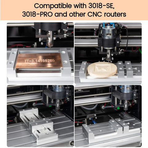 Low Profile Bench Vise and CNC Clamp Work Table for Masuter Pro Masuter 3 3S XE PRO WM 3020 Vasto CNC Router Machines.