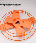 Heavy Duty Mower Deck Guard Shield For Debris Protection And Longevity, orange steel brush cutter part, circular shape