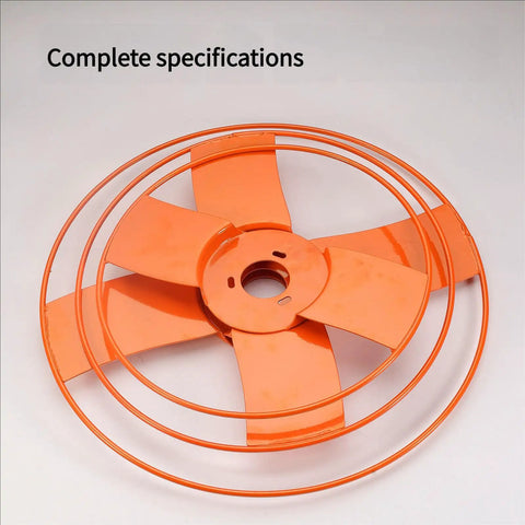 Heavy Duty Mower Deck Guard Shield For Debris Protection And Longevity, orange steel brush cutter part, circular shape
