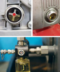 4 Pack Aluminum Oil Sight Glass For Air Compressors Pro Grade Three Quarter Inch NPT Male Threaded Liquid Level Gauge