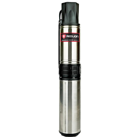 4-Inch Submersible Deep Well Pump 3/4 HP 12 GPM 2-Wire 230V Steel Heavy-Duty Housing with Built-In Check Valve