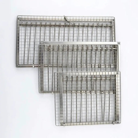 Stacked stainless steel pigeon traps with one way entry gate and lockable mesh door dual door defense system for loft safety.