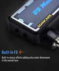 Guitar And Bass Headphone Amp With Built In Chorus Effects Portable Rechargeable Mini Headphone Amplifier For Silent Practice detail