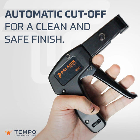 Stainless Steel Cable Tie Gun With Ergonomic Grip Heavy Duty Zip Tie Tool For Ties Up To Quarter Inch Adjustable Tension For Precise Cut Off