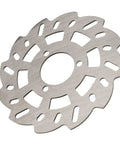 Heavy Duty 140mm Disc Brake Rotor With Innovative Cutout Cooling Tech For Rapid Heat Dissipation Plug And Play Installation For Dead Nuts Stopping Power On Road And Mountain Bikes, showing detailed steel design.