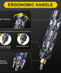 19-In-1 Magnetic Screwdriver Set With S2 Steel Bits For DIY Handyman And EDC Multitool High Torque 30 Nm Strong Magnetic Tip