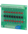 Optical Isolation Module 8 Channel Optocoupler PLC Signal Converter Board With Common Anode And Cathode Input