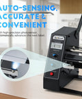 Automatic Label Dispenser For Adhesive Sticker Rolls Delivers Dead Simple Auto Peel And Smart Sensor Counting With Adjustable Speed Settings For Busy Offices And Shipping Rooms, featuring high-precision photosensor.